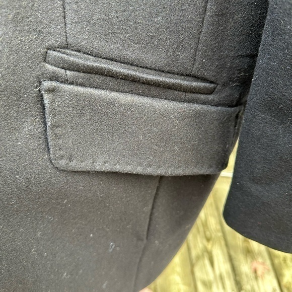 Kenneth Cole‎ Men’s Earle Short Peacoat with Removable Scarf (Navy) (NWT) - Picture 4 of 10